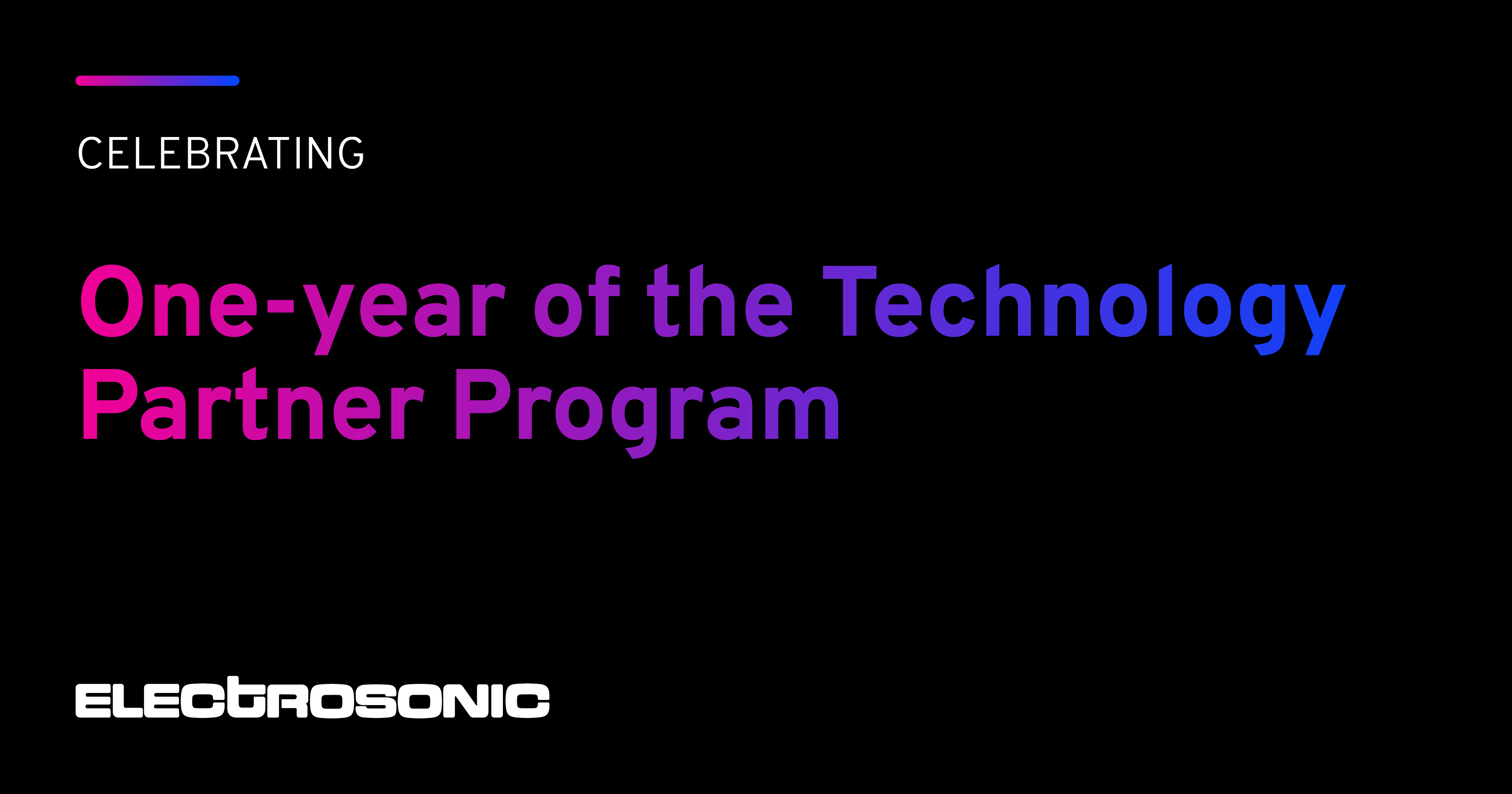 Electrosonic celebrates one-year of technology partner program